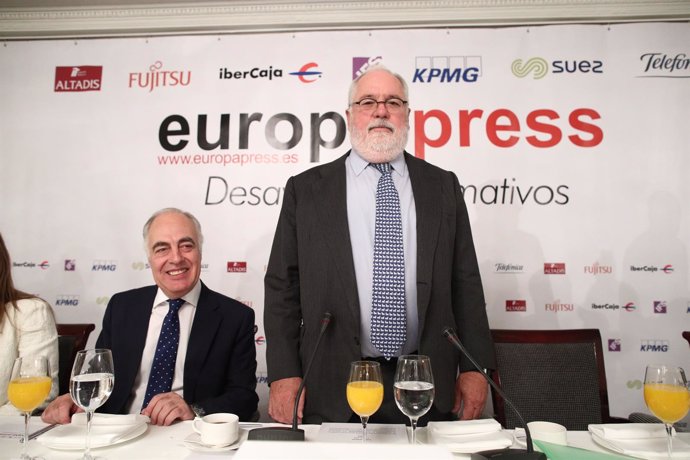 Desayuno Informativo de Europa Press en Madrid con Miguel Arias Cañete
