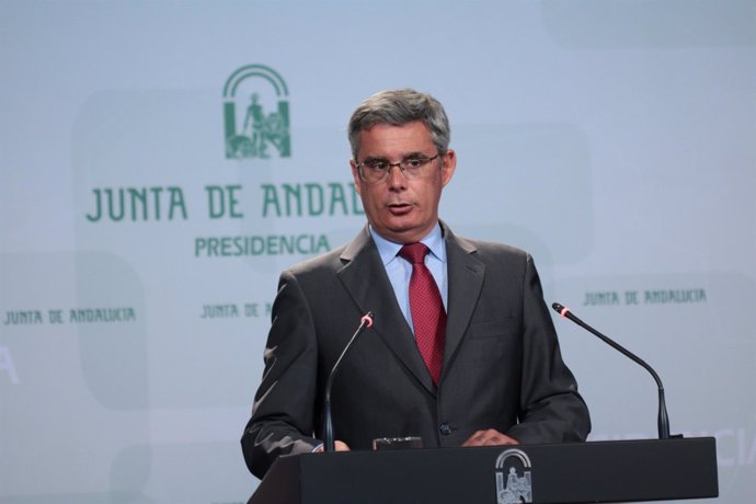 El portavoz del Gobierno, Juan Carlos Blanco, tras el Consejo de Gobierno