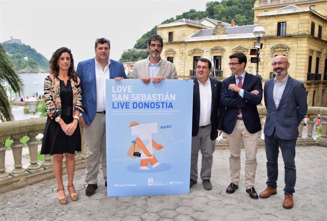 Presentación de la campaña 'Love San Sebastian. Live Donostia'
