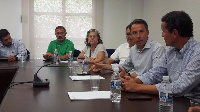 Gil, con los presidentes de Ceclor y Cámara de Comercio de Lorca