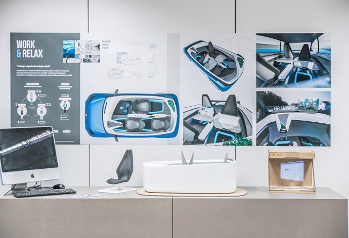 Imagen del coche compartido del futuro de Seat/vehículo conectado