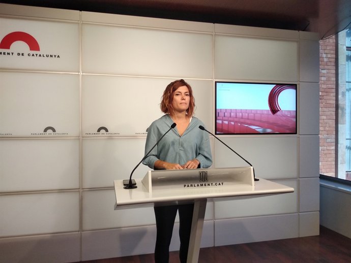 La portaveu dels comuns al Parlament, Elisenda Alamany