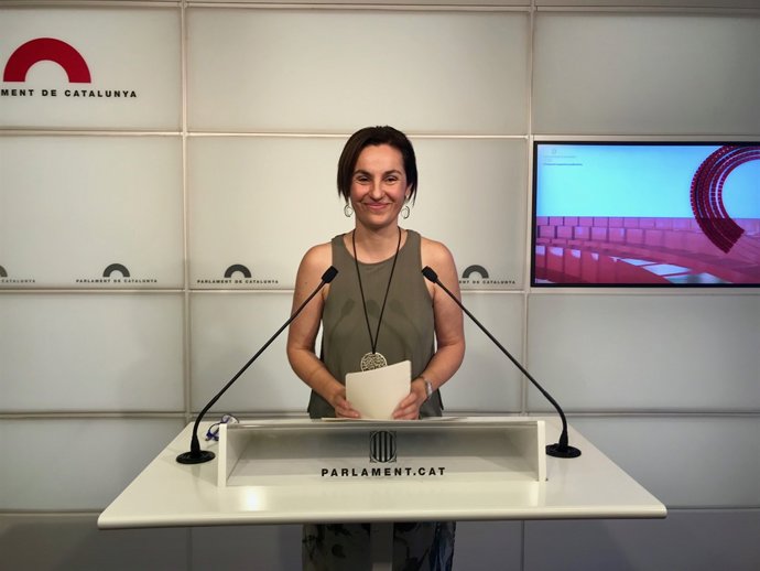 La portaveu d'ERC en el Parlament, Anna Caula