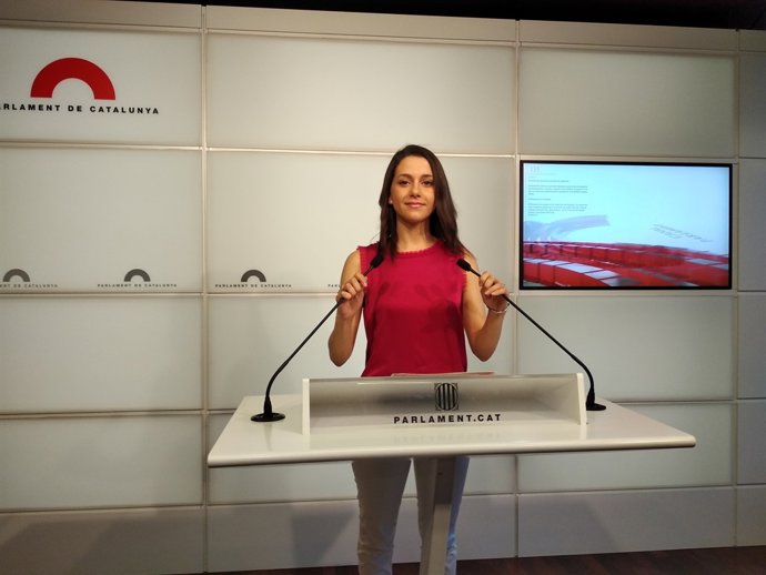 La líder de Cs a Catalunya,  Inés Arrimadas