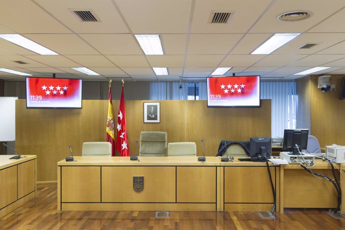 Audiencia Provincial de Madrid, sala de juicios, juicio, sentencia, banquillo