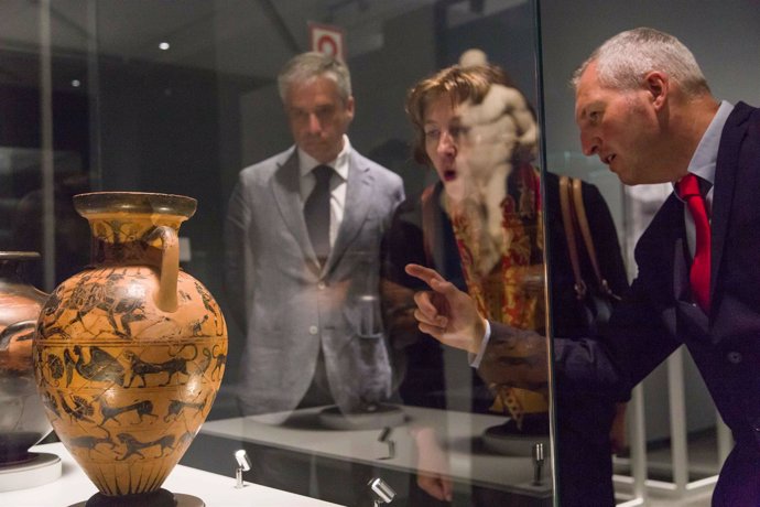 Exposición 'La competición en la antigua Grecia' del CaixaForum Zaragoza