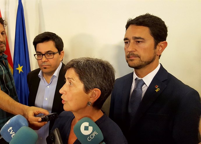 Gerardo Pisarello, Teresa Cunillera y Damià Calvet