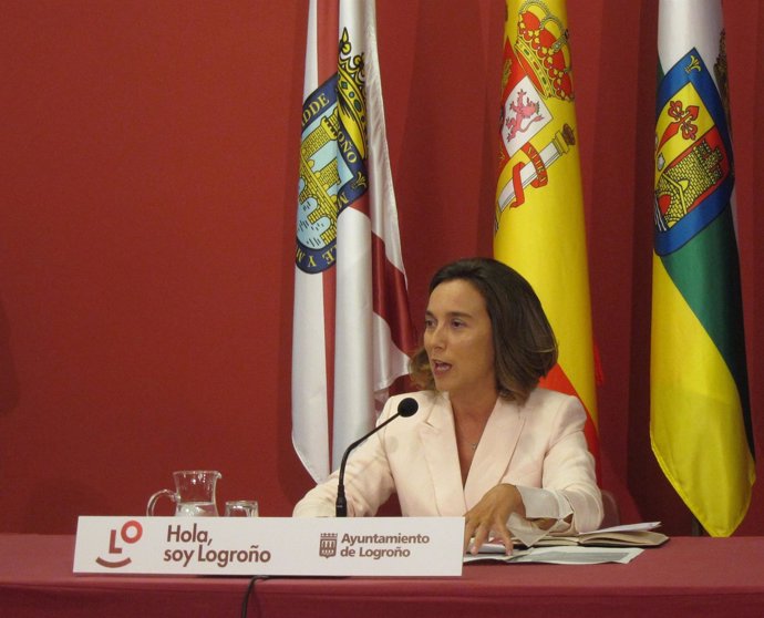 La alcaldesa de Logroño, Cuca Gamarra