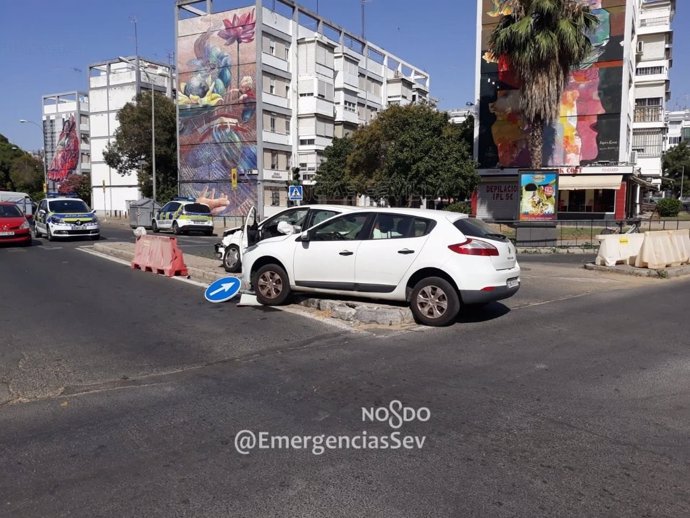 Accidente en la avenida de El Greco