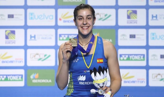 Carolina Marín campeona Europa bádminton