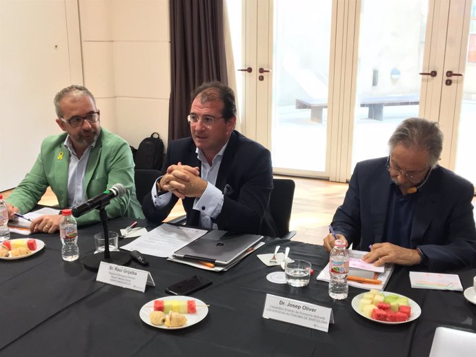 Josep Ginesta, Raúl Grijalba y Josep Oliver