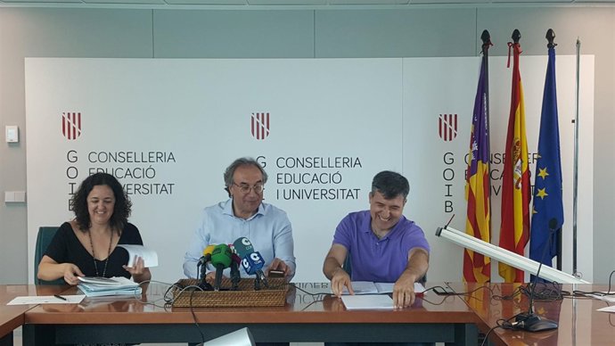 Marta Escoda, Martí March y Jaume Ribas