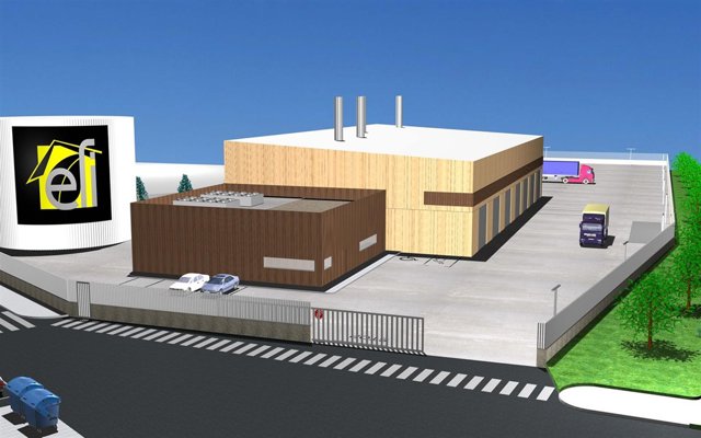 Central de calor de la Txantrea.