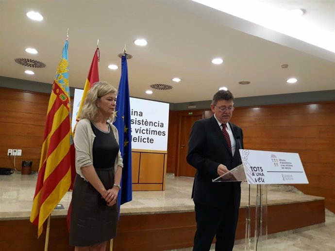 Gabriel Bravo y Ximo Puig, este miércoles