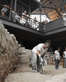 Excavaciones en el yacimietno del Born