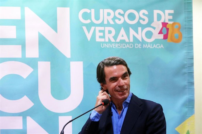 Aznar en los cursos de verano de la Universidad de Málaga