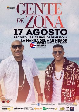 Los cubanos de Gente de Zona ofrecerán un concierto en La Manga 