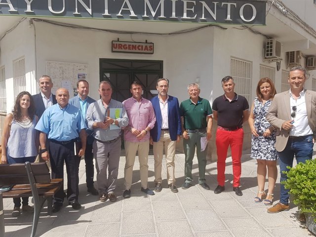 Reunión con alcaldes de la comarca de Cazorla