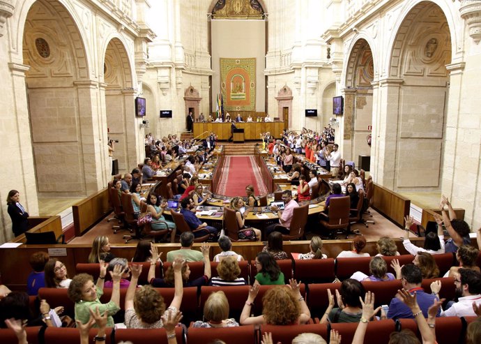 Pleno del Parlamento andaluz