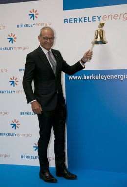 El consejero delegado de Berkeley Energía, Paul Atherley, en debut en Bolsa