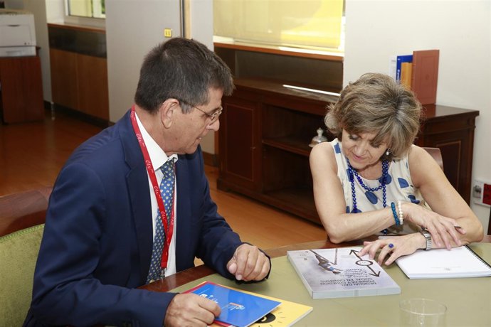 María Luisa Carcedo y Santiago Rodríguez Hernández