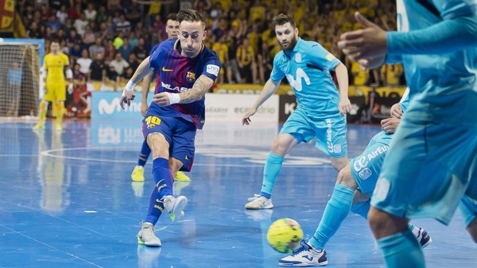 Mario Rivillos en un Barça-Inter