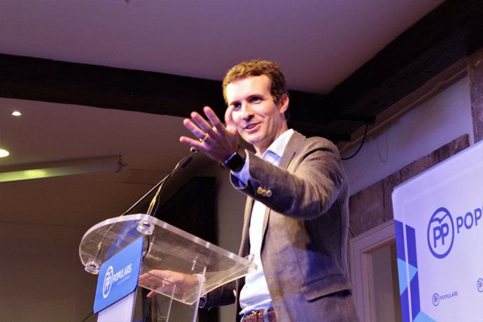 Pablo Casado, acto de precandidatura en Palma