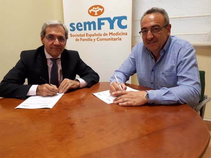 Firma del acuerdo entre semFYC y SEFAP