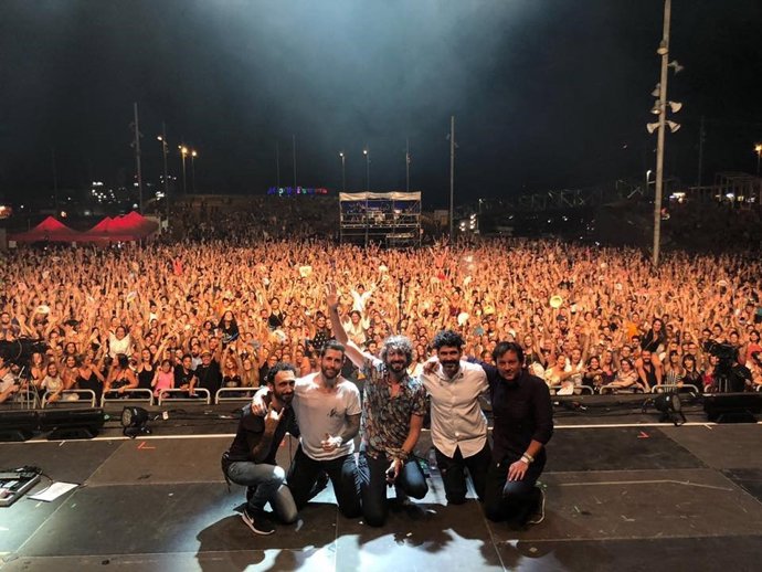 El grupo IZAL en un concierto en Barcelona