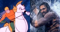 Aquaman monta su colosal dragón marino antes de estrenar tráiler en la Comic Con