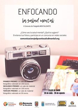 Cartel del concurso de Fotografía sobre Salud Mental. 19-7-2018