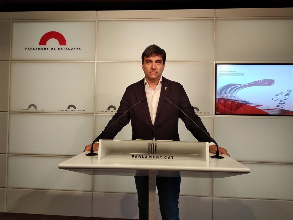 El portavoz de ERC, Sergi Sabrià, en una imagen de archivo