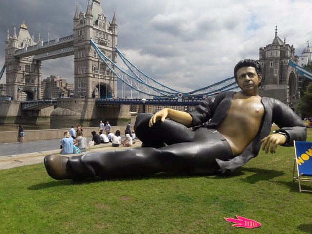 Estatua de Jeff Goldblum 