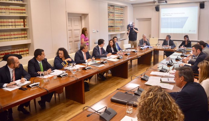 Valverde en el Consejo de Administración de la Sociedad Murcia Alta Velocidad 