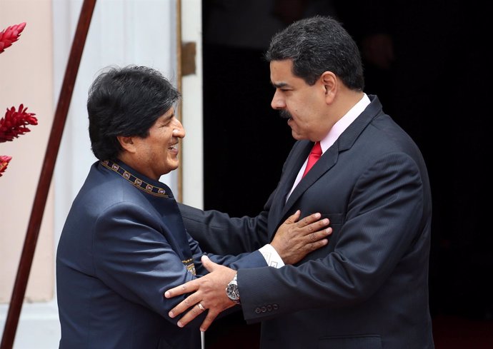Evo Morales y Nicolás Maduro (archivo)