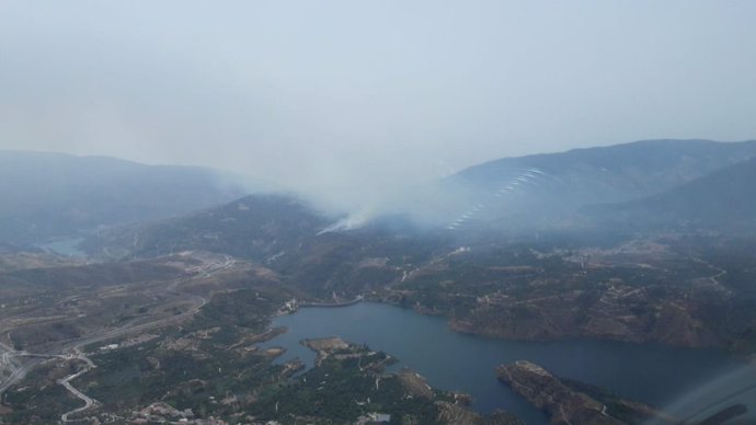 Incendio en El Pinar