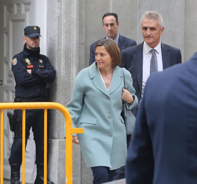 Forcadell sale del Tribunal Supremo