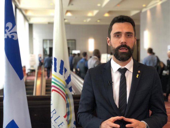 El president del Parlament, Roger Torrent