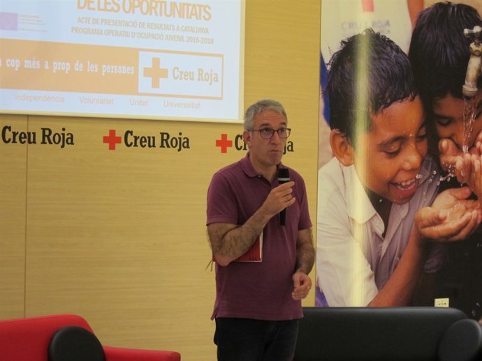 El coordinador de Creu Vermella Catalunya, Enric Morist