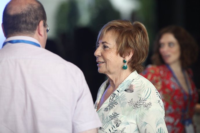 Celia Villalobos durante el Congreso del PP