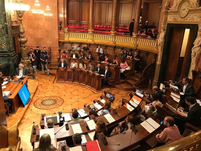 Ple municipal de l'Ajuntament de Barcelona