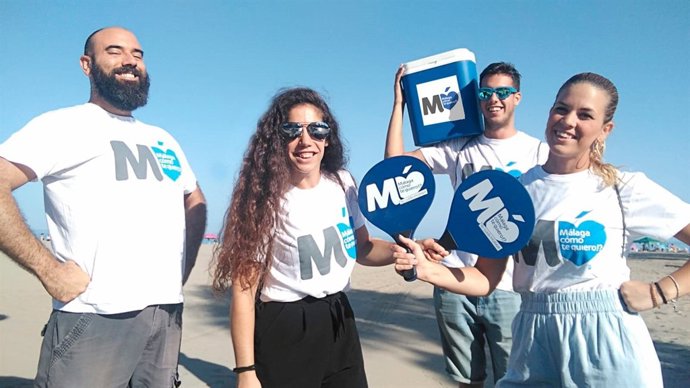Malaga como te quiero colillas en las playas campaña ceniceros verano