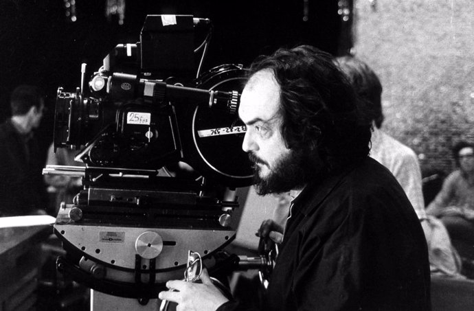 Stanley Kubrick rodando 'El resplandor'
