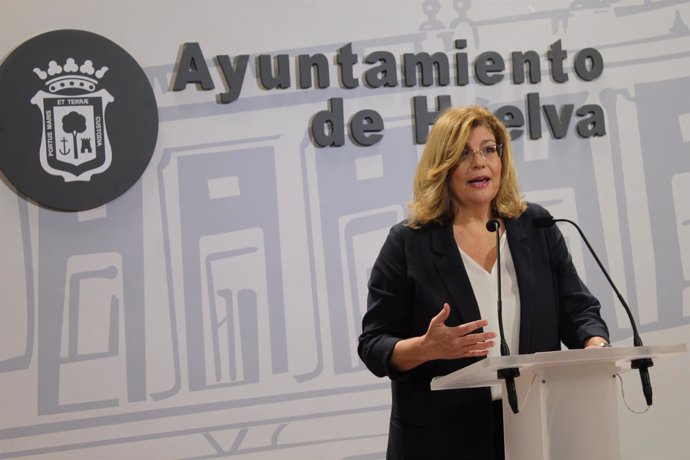 Berta Centeno, concejal del PP en el Ayuntamiento de Huelva. 