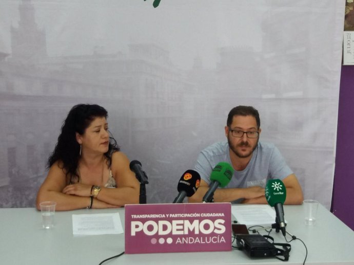 Trinidad Serrano y Diego Crespo, candidatos de Podemos