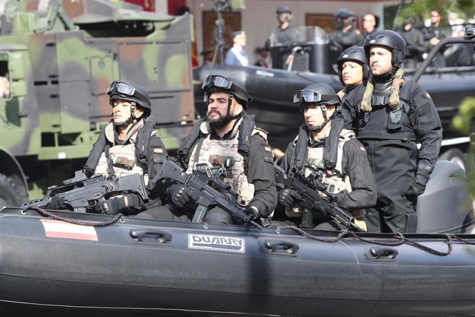 Desfile de las Fuerzas Armadas en el Día de la Hispanidad, el 12 de octubre