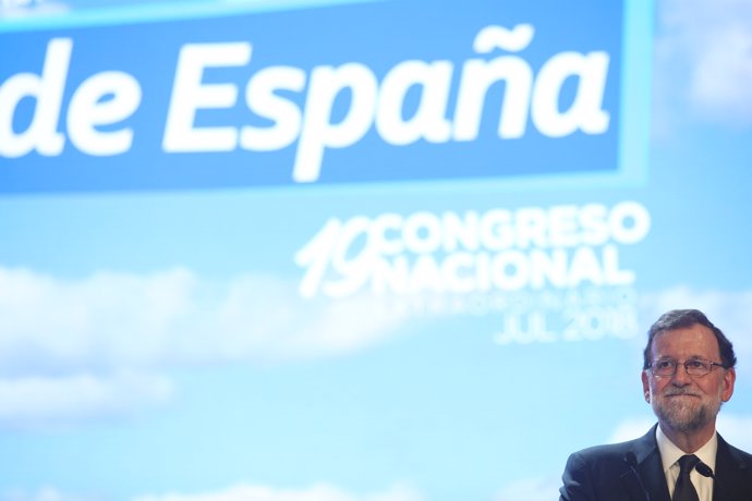 Mariano Rajoy en el Congreso del PP