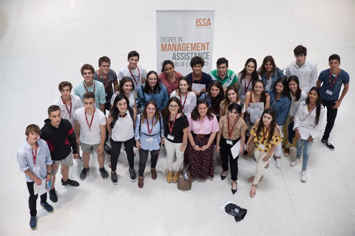 Alumnos participantes en The World of Business de la Universidad de Navarra