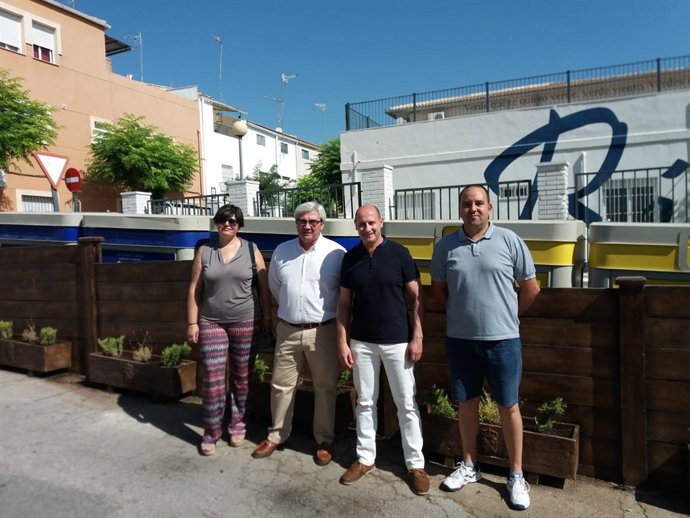 Visita del diputado de Servicios Municipales de Jaén a Jódar