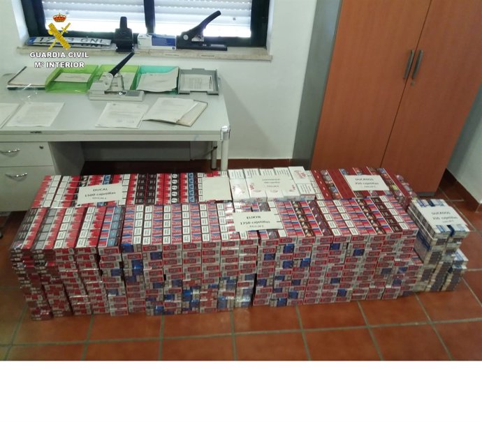 Cajetillas de tabaco intervenido